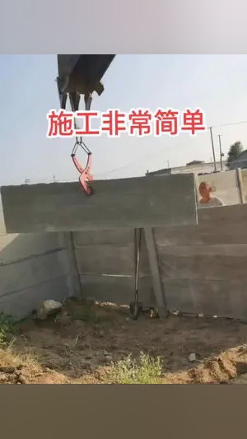 高温下的坚守 水泥围墙厂家的施工现场实拍